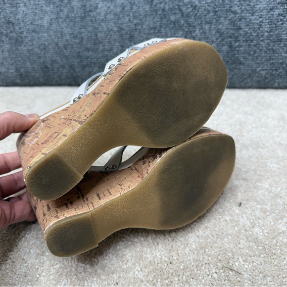 Playboy Wedge shoes Paige 5313 Women's size 6 pump platform sandal - Picture 8 of 9